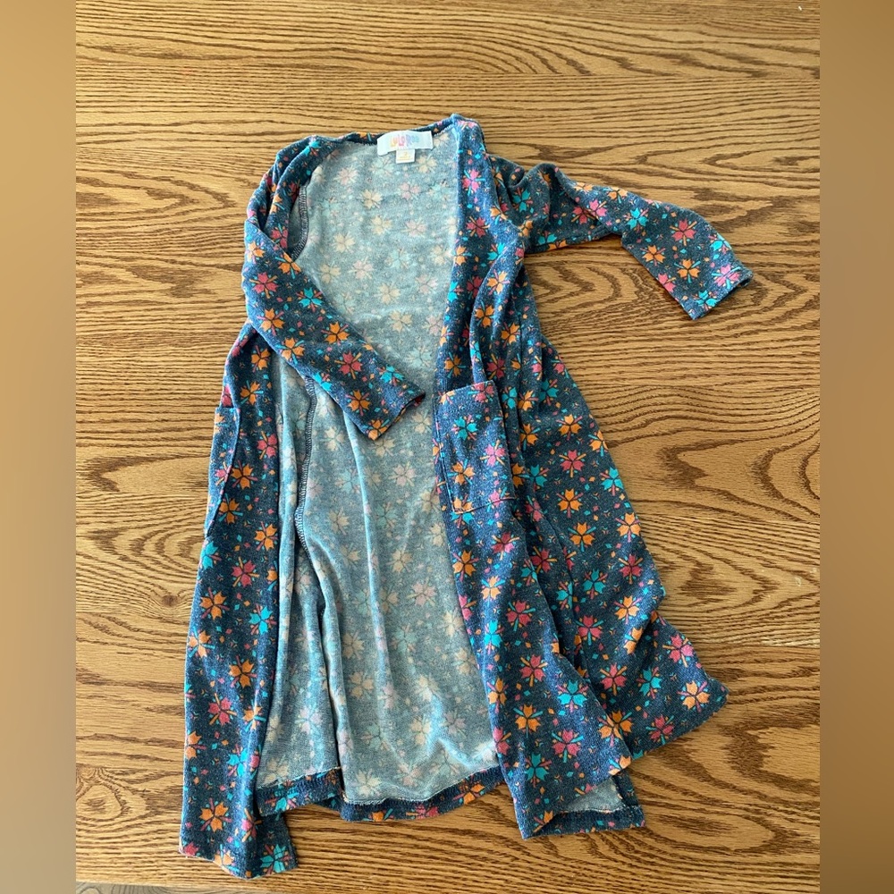 Lularoe duster. Size 2 girls.